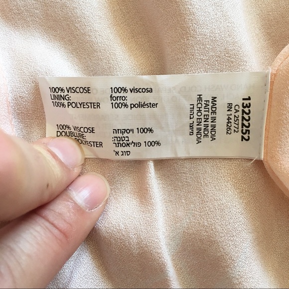 Dex blush floral asymmetrical wrap dress in Large - Picture 14 of 15